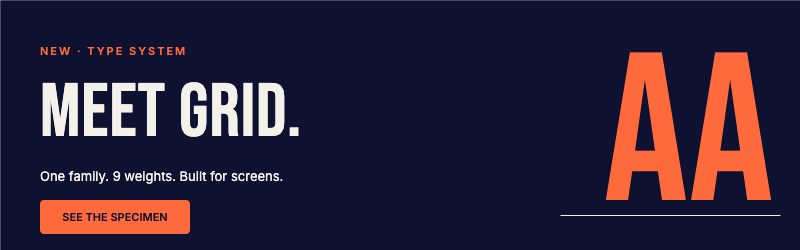 GRID Launch Web Banner — Social & Digital template preview (1600×500)