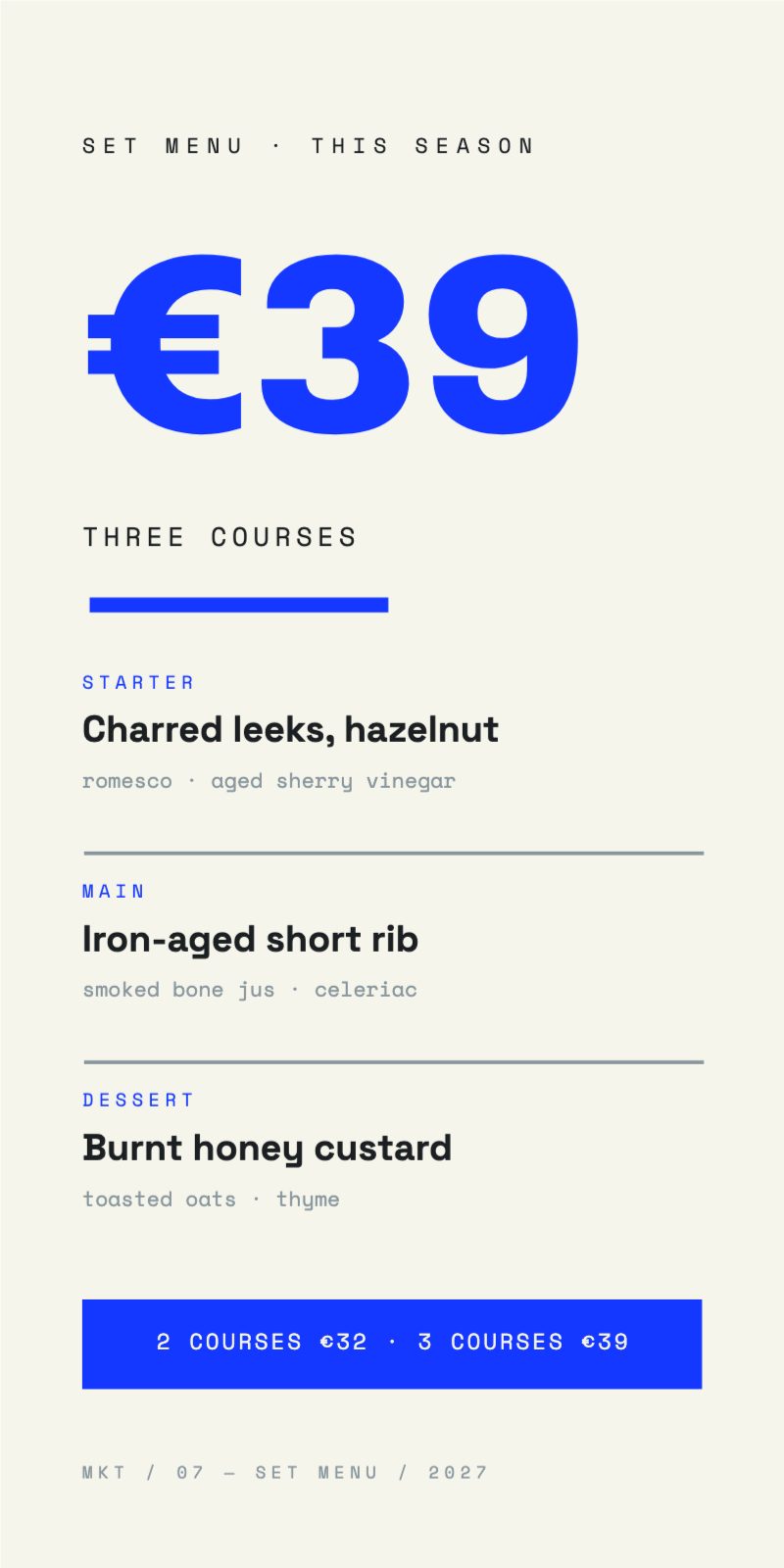 Set-Menu Offer Card — Marketing & Promotion template (1240×2480)