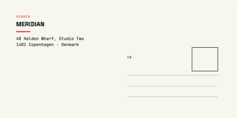 DL Envelope — Brand Identity template (2598×1299)