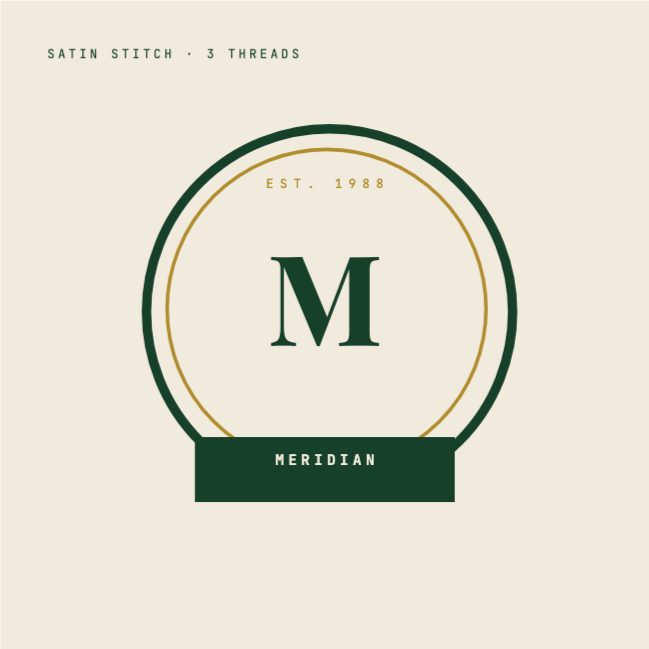 Polo Chest Crest — Meridian — Apparel & Textile template preview (650×650)