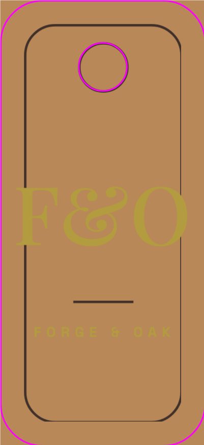 Leather Fob Keychain — Corporate Gifts template preview (402×874)