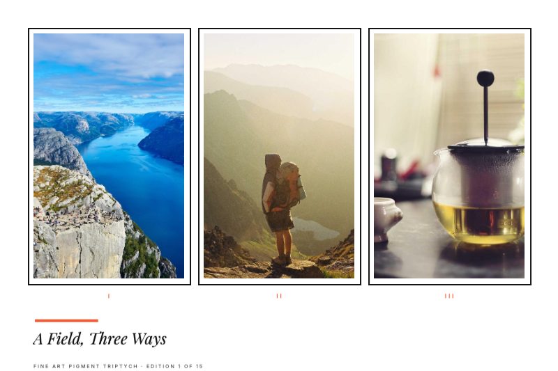 Sequence Triptych Print — Photo Products template preview (3543×2362)