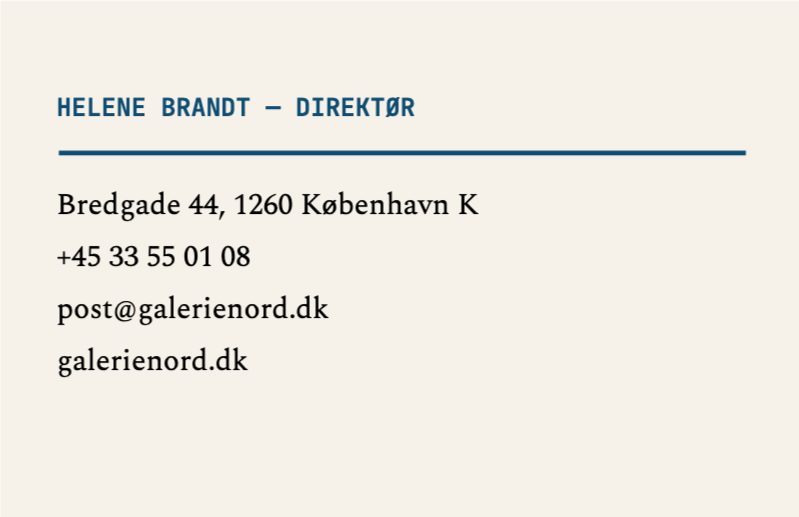 Galerie Nord Petrol Serif Card — additional preview 3