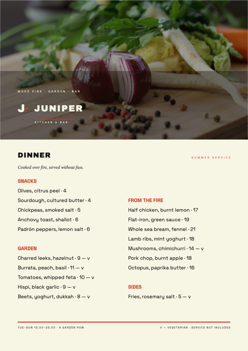Hospitality Brand Starter Pack — Hospitality template preview (2480×3508)