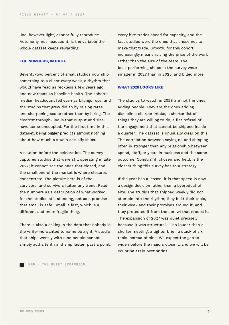 Field Report Data Almanac — additional preview 6