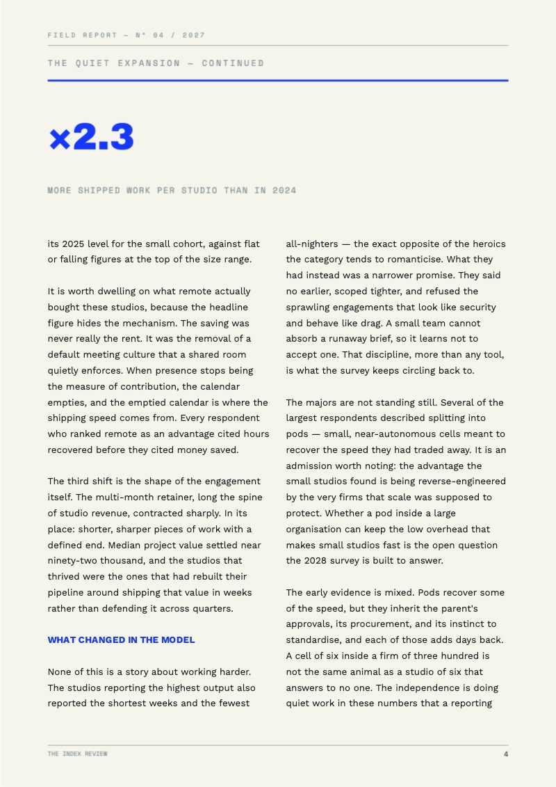Field Report Data Almanac — additional preview 5