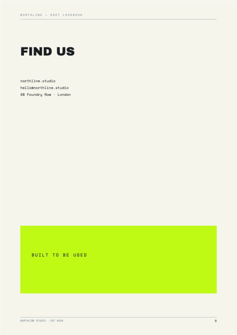 Object Lookbook Brochure — additional preview 7
