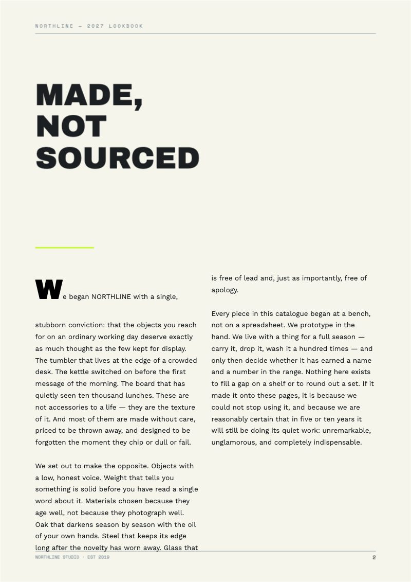 Object Lookbook Brochure — additional preview 3