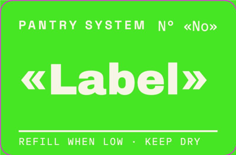 Color-Coded Organizing Label — Stickers & Labels template preview (898×591)