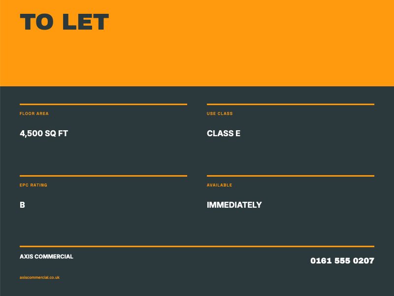 Estate Board — Commercial Units — Outdoor & Signage template (4724×3543)