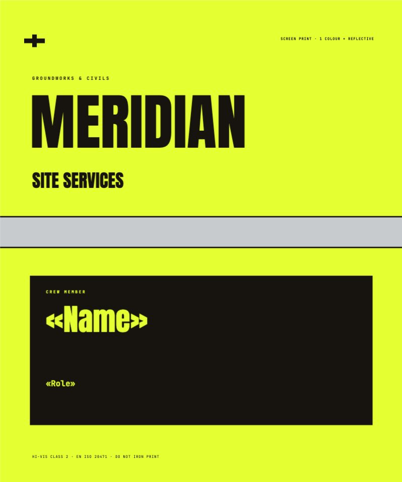 Workwear Back Panel — Site Crew — Apparel & Textile template preview (2067×2480)