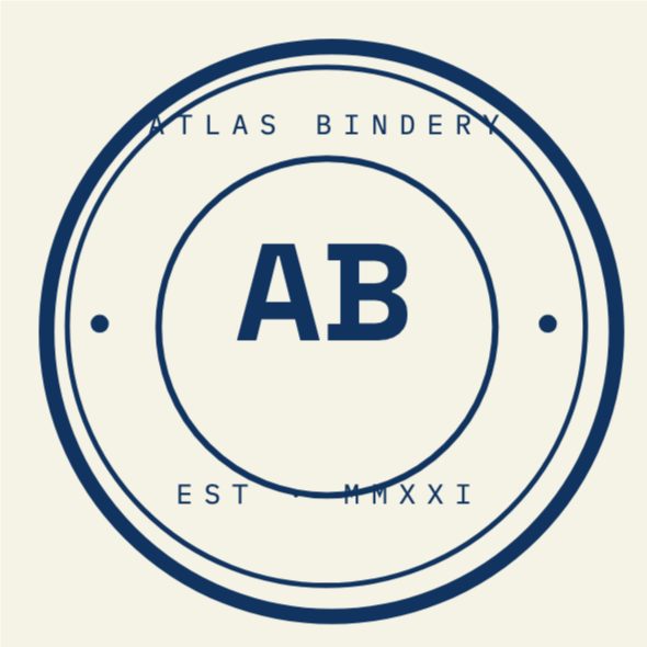Round Monogram Stamp — Brand Identity template preview (591×591)