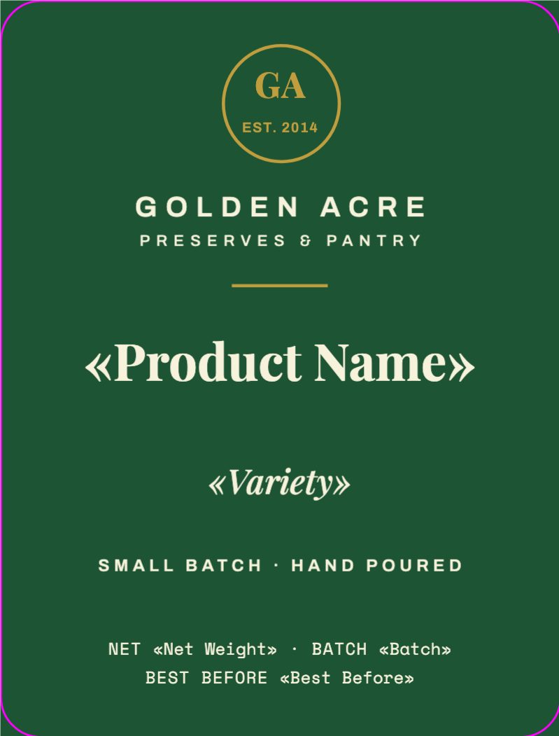 Craft Jar Product Label — Stickers & Labels template preview (827×1087)