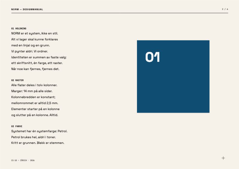 NORM Swiss Identity Manual — additional preview 3