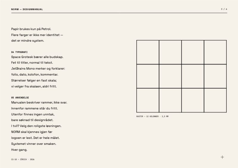 NORM Swiss Identity Manual — additional preview 4