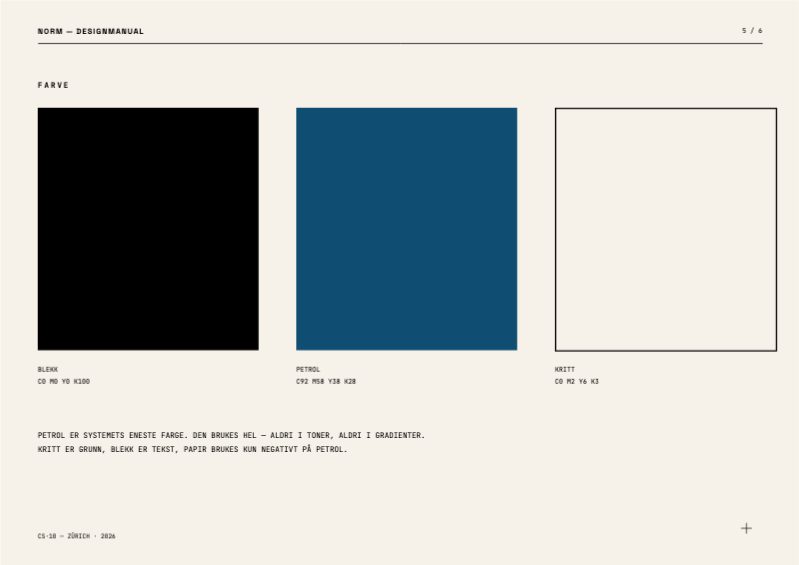 NORM Swiss Identity Manual — additional preview 6