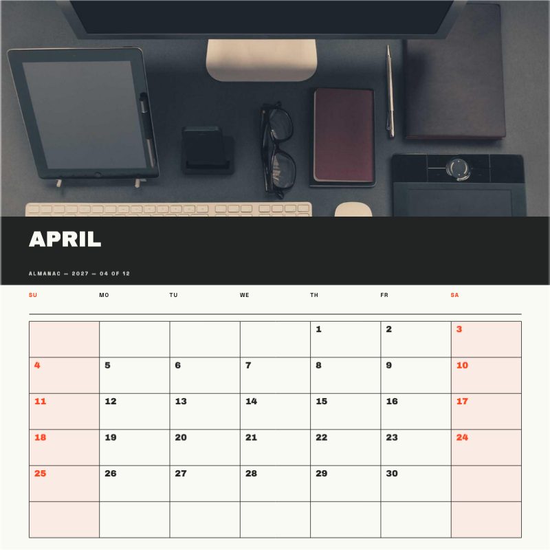 Almanac Wall Calendar — additional preview 6