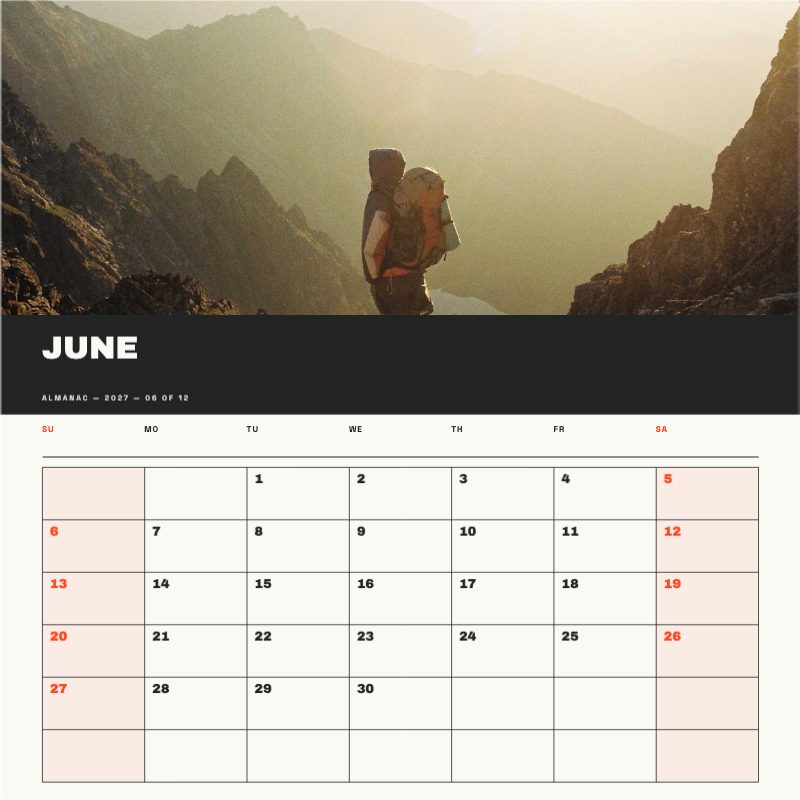 Almanac Wall Calendar — additional preview 8
