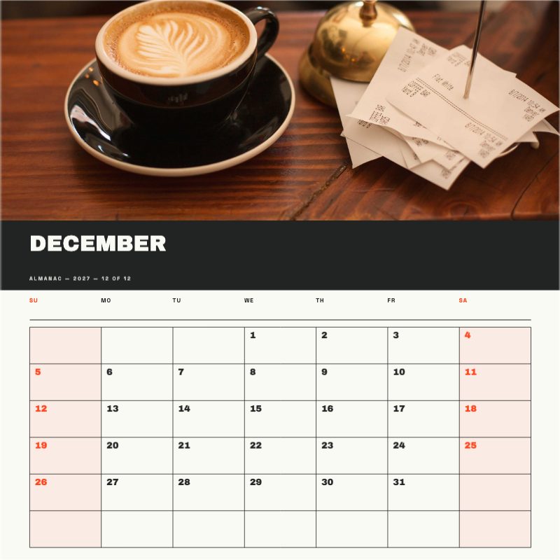 Almanac Wall Calendar — additional preview 14
