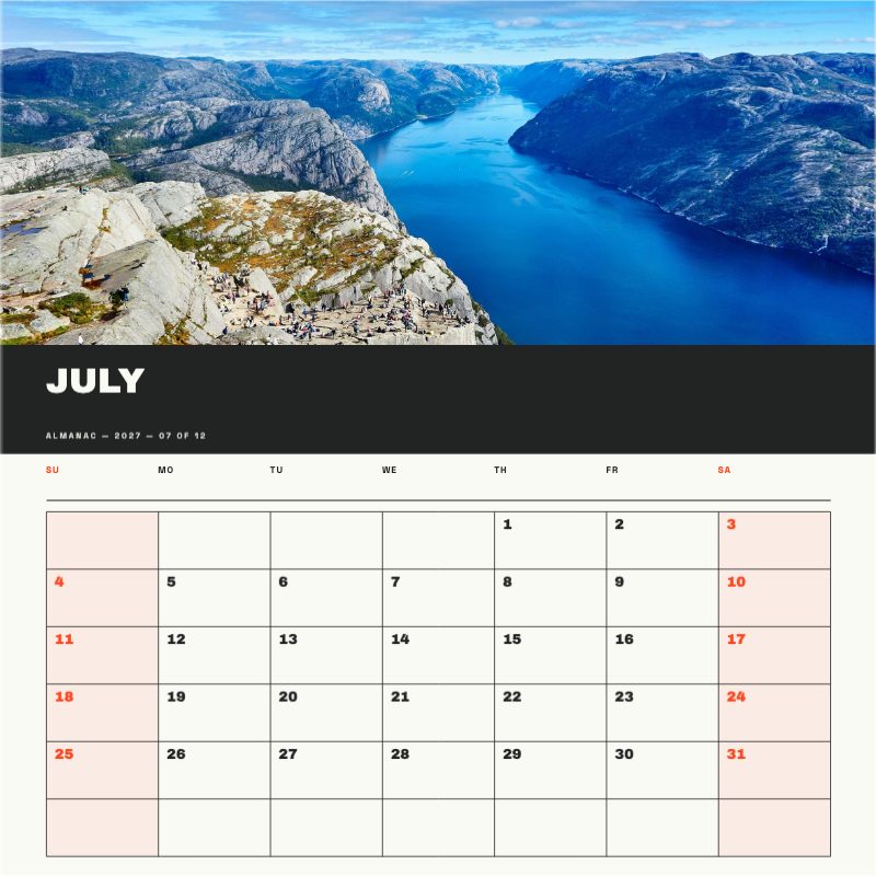 Almanac Wall Calendar — additional preview 9