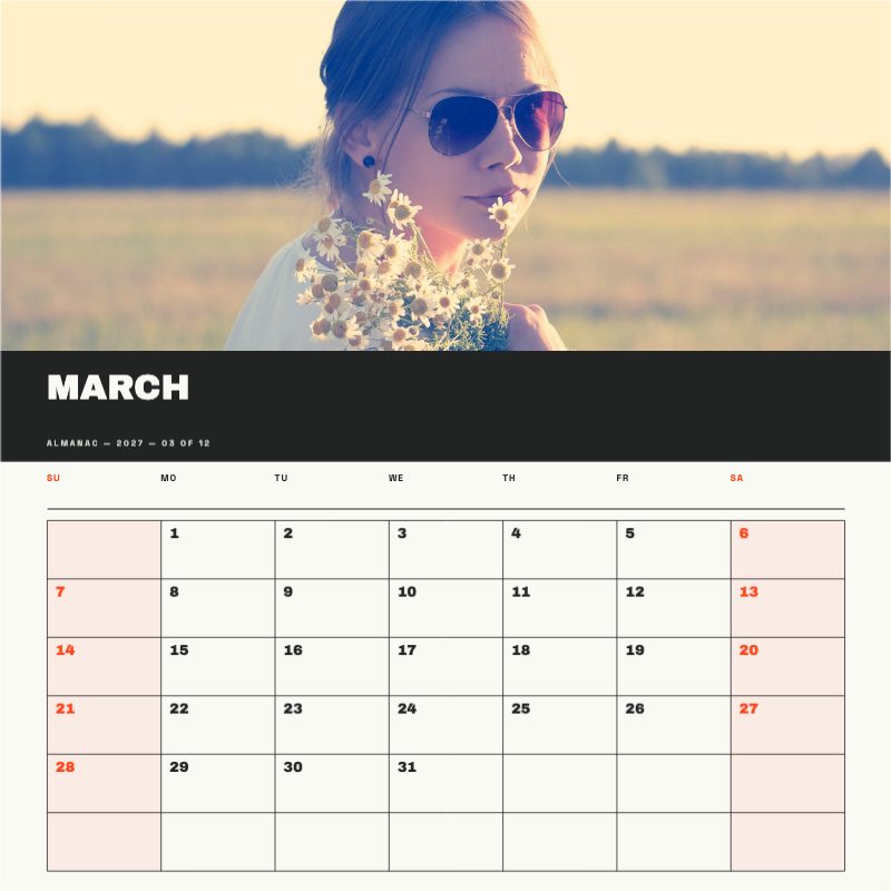 Almanac Wall Calendar — additional preview 5