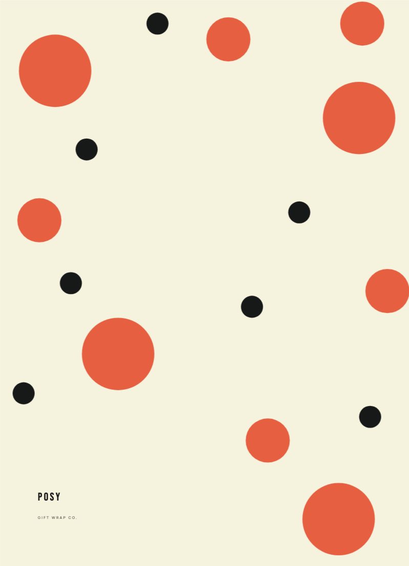 Posy Gift Wrap & Tag System — Packaging template preview (3071×4252)