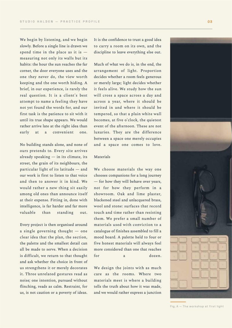 Studio Profile Brochure — additional preview 4