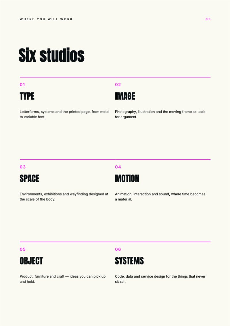 Design Academy Prospectus — additional preview 6