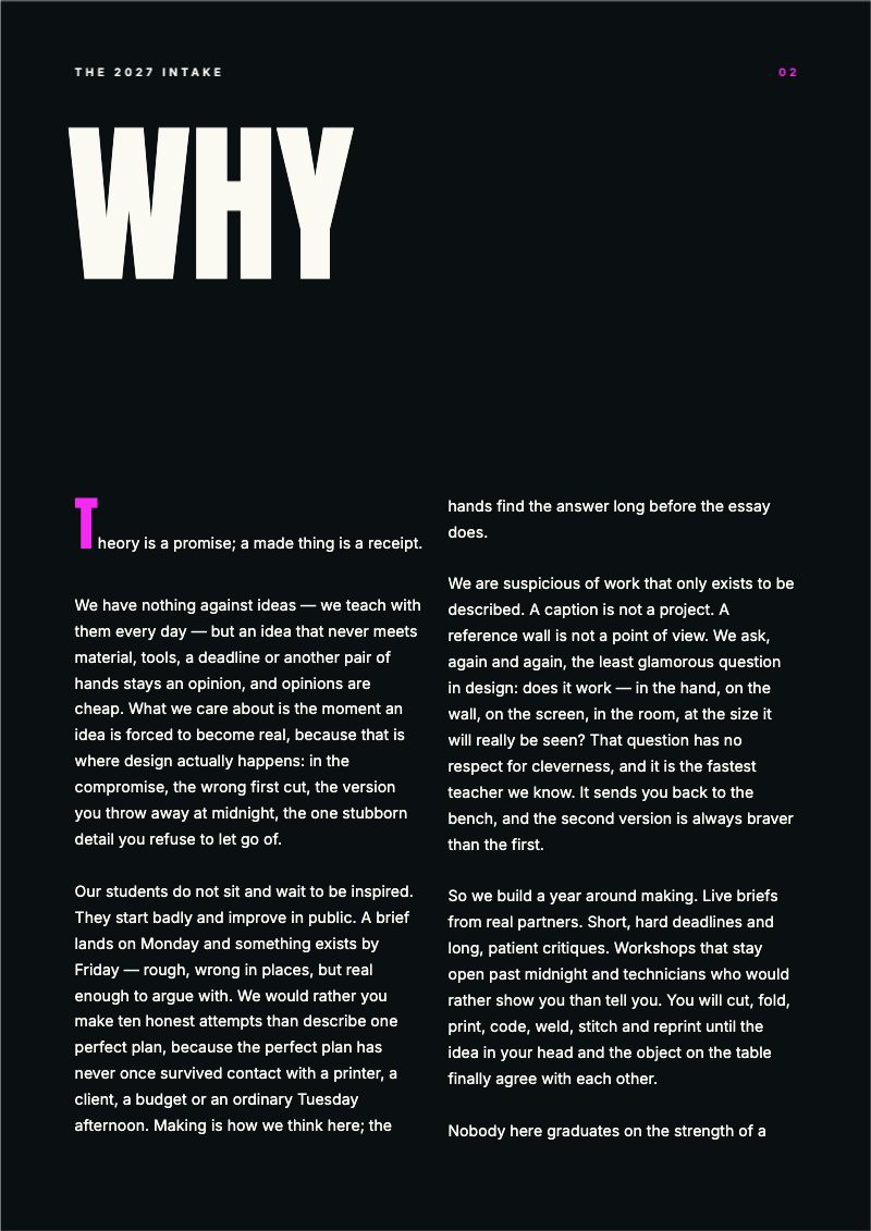 Design Academy Prospectus — additional preview 3