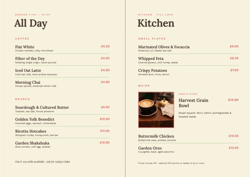 Daylight Café Menu — additional preview 3