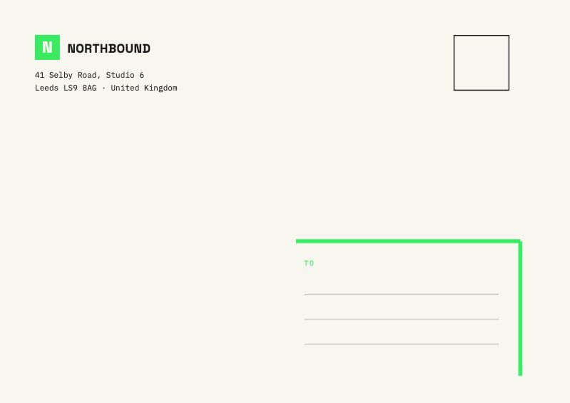 Postal Bracket Envelope (C5) — Brand Identity template preview (2705×1913)