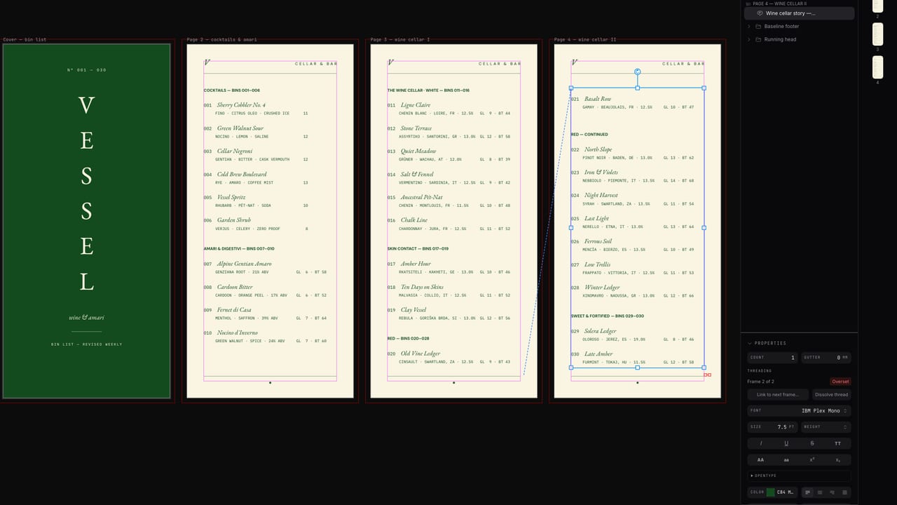 Professional typography and layout, in the browser